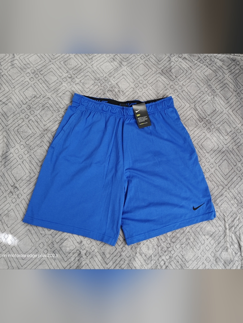 Nike Men’s Dri-Fit Royal Blue Athletic Training Shorts Size XL 842267-481